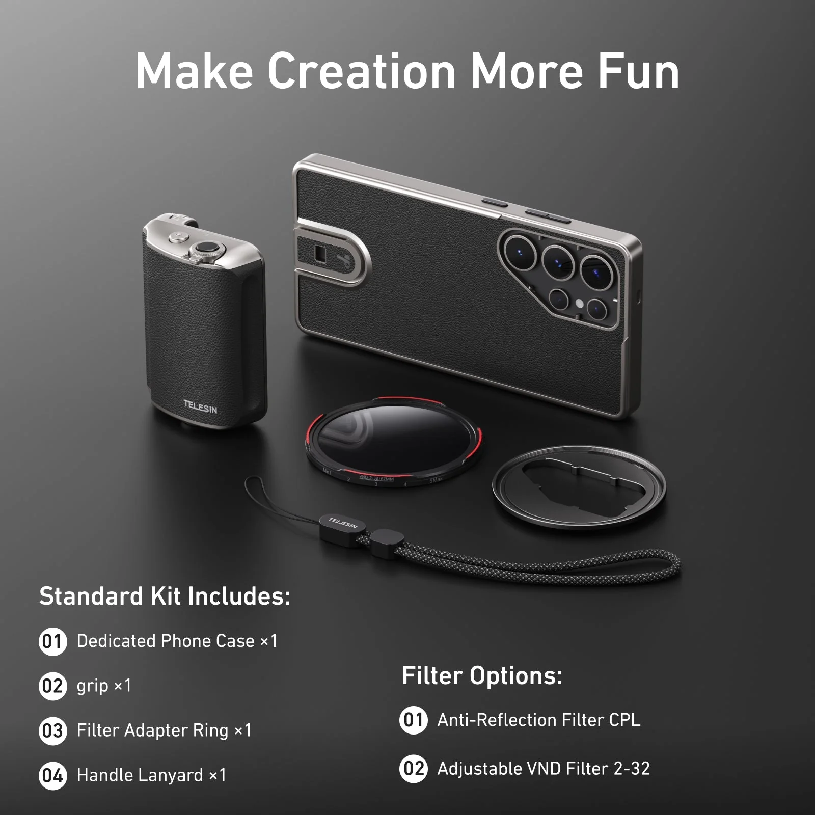 FunShot MasterGrip for Galaxy S25 Ultra（ filter set） - Image 6