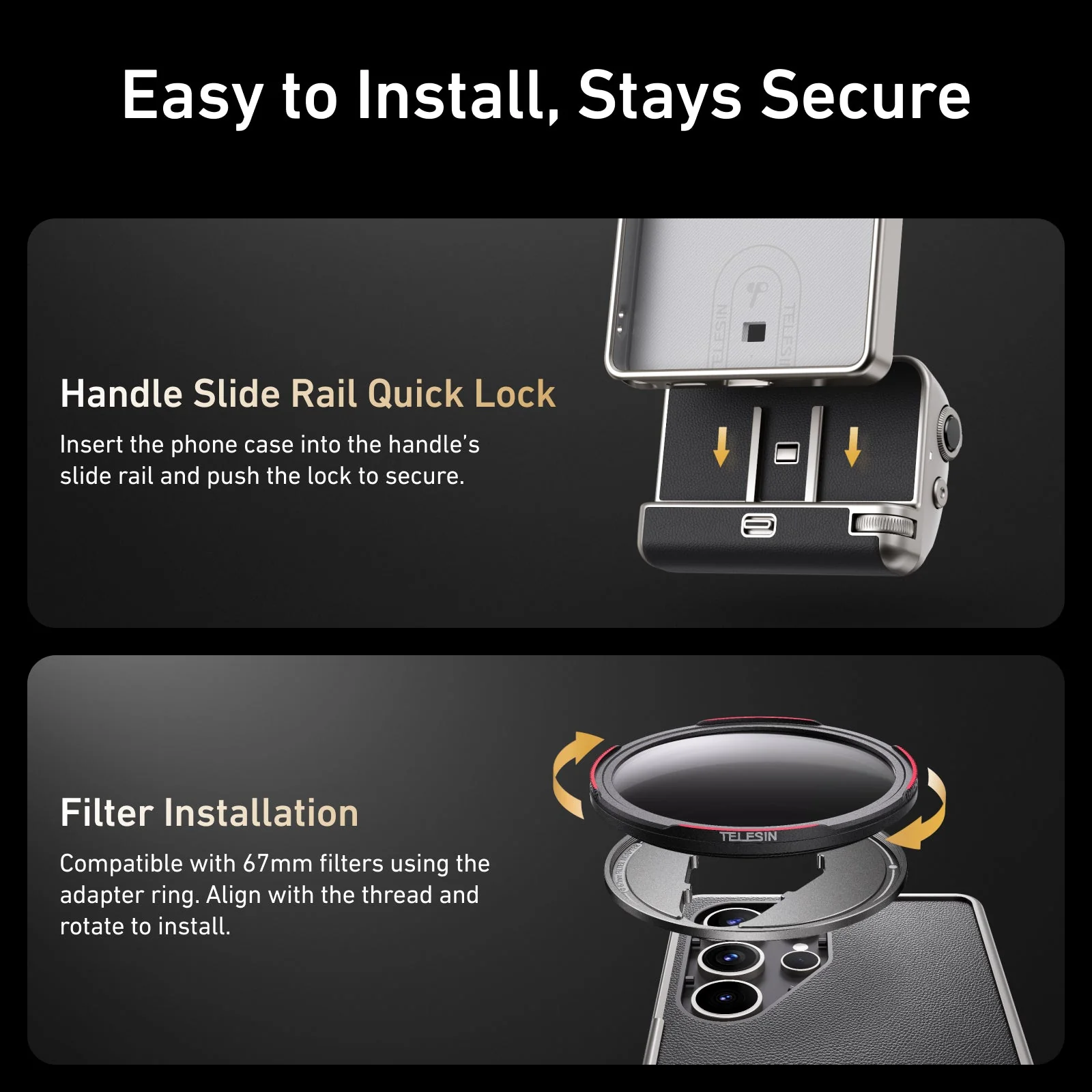 FunShot MasterGrip for Galaxy S25 Ultra（ filter set） - Image 7