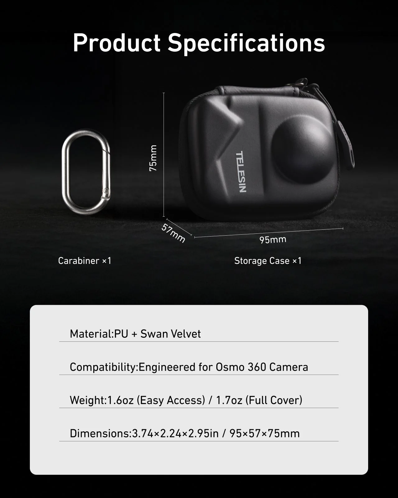 Mini Storage bag for Osmo 360(Fully enclosed) - Image 7