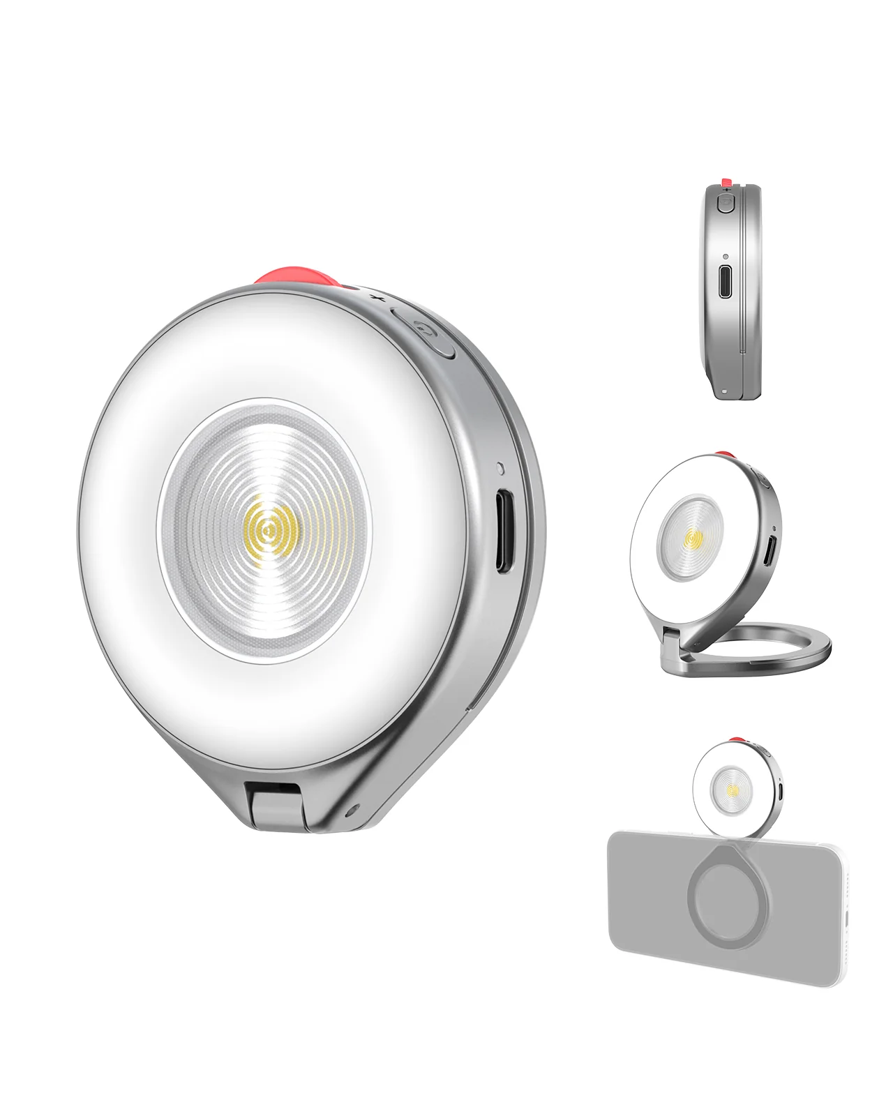 TELESIN 2 In 1 Magnetic Flashlight & Selfie Light - Image 2