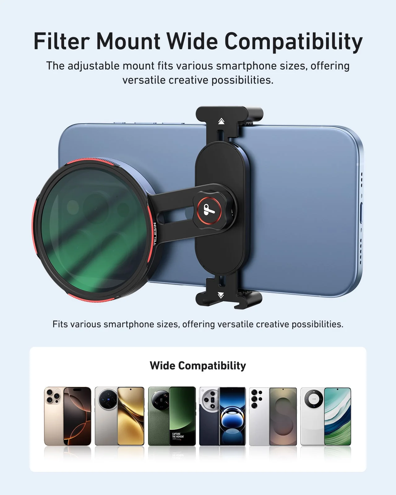 TELESIN 67mm Phone Lens Filter - Image 4