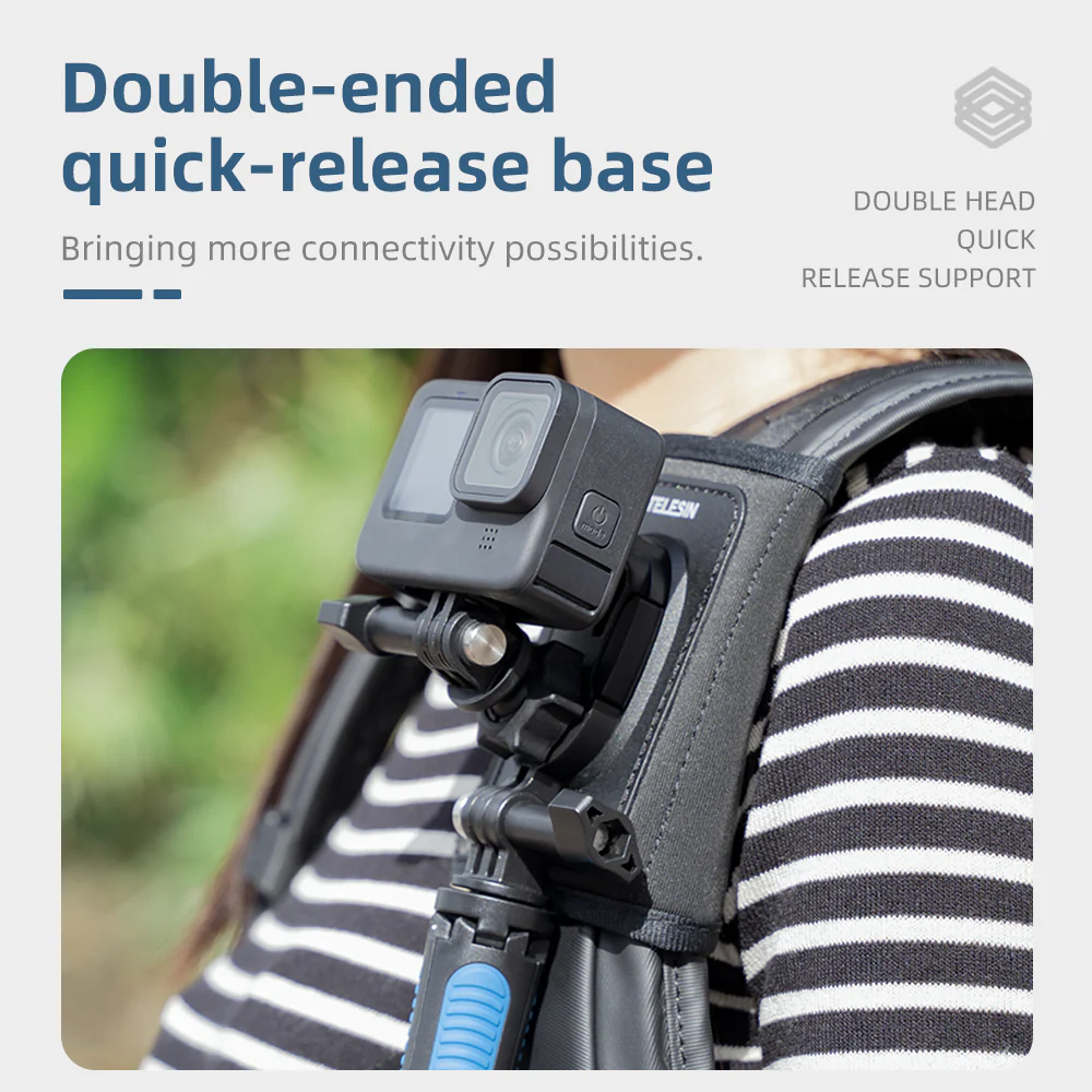 TELESIN Backpack Mount for GoPro/Osmo Action - Image 7