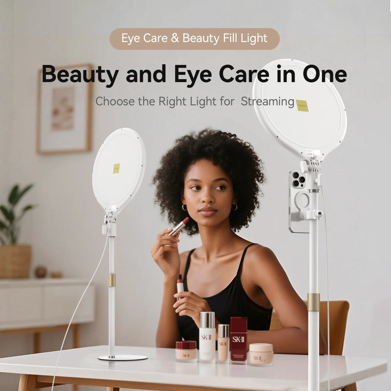 Telesin Eye Care & Beauty Fill Light - Image 2