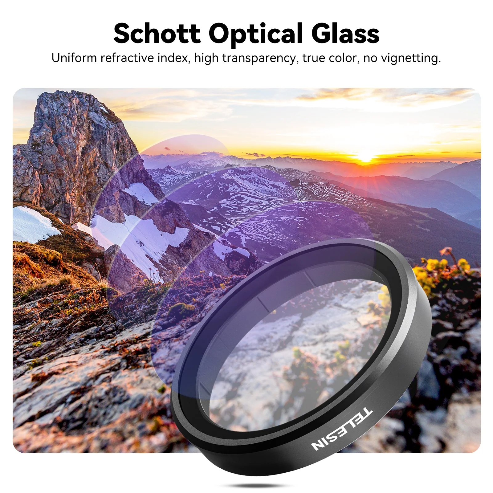 Telesin Filter Set CPL+ ND Filter Set For Action5 Pro/4/3 - Image 5